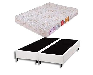 Conjunto Box Queen (Colchão Diamante D33 Orthocrin+ Base Box)