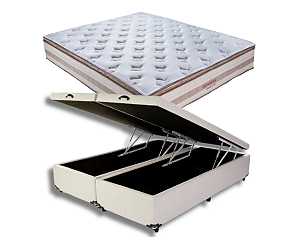 Conjunto Box King (Colchão Splendor top Orthocrin + Base Box)