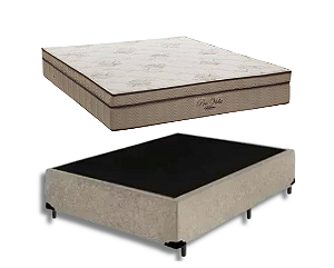 Conjunto Box Casal (Colchão Pró Vida Superpocket Ortobom + Base Box)
