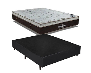 Conjunto Box Casal (Colchão Sleep King Ortobom + Base Box)