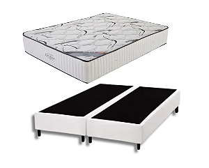Conjunto Box King (Colchão High Foam Espuma Ortobom + Base Box)