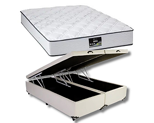 Conjunto Baú King (Colchão Doss Gel Sankonfort + Base Baú Econ. 36cm)