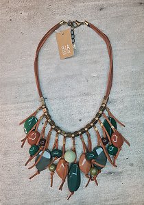 Colar Nó Resina Grande