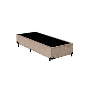 Cama Box Solteirão AColchoes Suede Bege 40x96x203