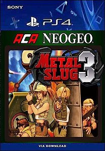 ACA NEOGEO METAL SLUG 3 PS4 MÍDIA DIGITAL
