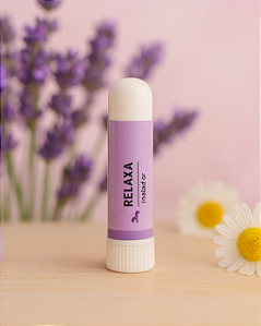 Inalador Aromático-Relaxa ( Camomila Romana e Lavanda)