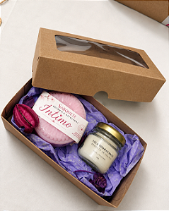 Kit Sabonete Íntimo Flor de cerejeira + Vela Hidratante de massagem