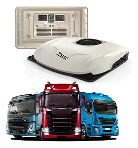 AR CONDICIONADO 24V ZAMB INVERTER PARA CAMINHÃO, SLIM, 100% ELÉTRICO