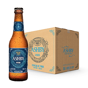 CERVEJA ASHBY WEISS  LONG NECK 355ml - CAIXA 12 GARRAFAS