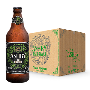 CERVEJA ASHBY IPA NIRVANA - CAIXA C/ 12