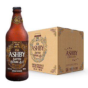 CERVEJA ASHBY BRITISH STRONG ALE - CAIXA C/ 12