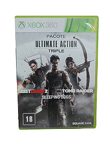 PACOTE ULTIMATE ACTION TRIPLE - USADO - XBOX 360