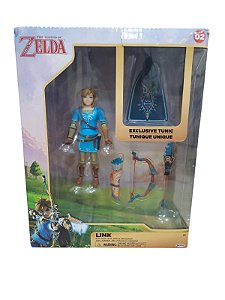 LINK - THE LEGEND OF ZELDA: BREATH OF THE WILD -  ACTION FIGURE - NOVO