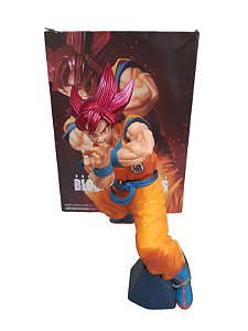 DRAGONBALL SUPER - SON GOKU SUPER SAIYAJIN GOD - NOVO - ACTION  FIGURE