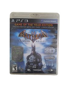 BATMAN - ARKHAM ASYLUM GAME OF THE YEAR EDITION - USADO - PS3
