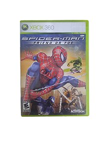 SPINDER- MAN FRIEND OR FOE - USADO - XBOX 360