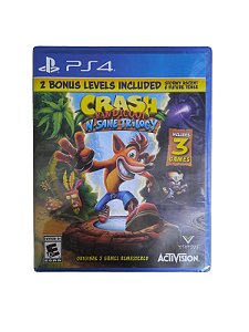 CRASH BANDICOOT - N SANE TRILOGY - NOVO - PS4
