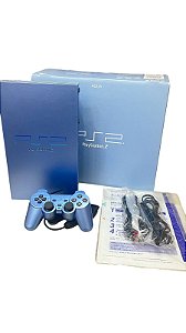 PLAYSTATION 2 EDIÇÃO AQUA BLUE