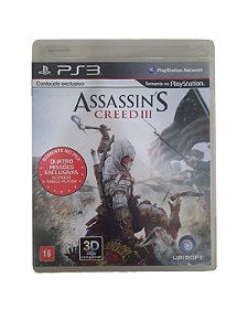 ASSASSIN´S CREED III - USADO - PS3