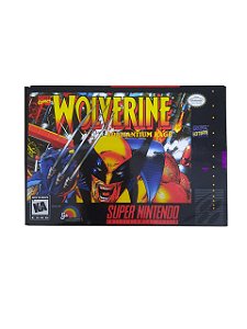WOLVERINE ADAMANTIUM RAGE - CAPA REIMPRESSA - USADO - SUPER NINTENDO