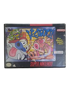 THE REN & STIMPY SHOW: VEEDIOTS - CASE FITA K7 - USADO - SUPER NINTENDO