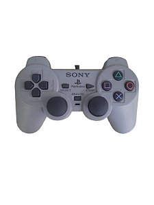 CONTROLE SONY PS1 CINZA - USADO