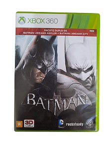BATMAN: PACOTE DUPLO - USADO - XBOX 360