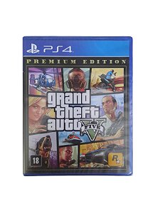 GTA V PREMIUM EDITON - NOVO - PS4