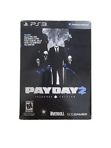 PAYDAY 2 COLLECTORS EDITION - JOGO LACRADO - PS3