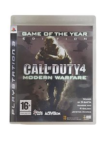 CALL OF DUTY 4 MODERN WARFARE - USADO - PS3
