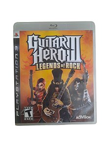 GUITAR HERO III LEGENDS OF ROCK - USADO - PS3