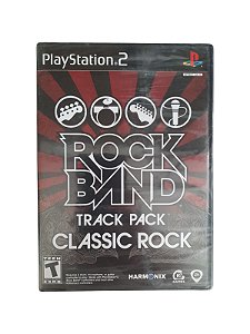 ROCK BAND TRACK PACK CLASSIC ROCK - NOVO - PS2