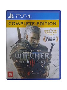 THE WITCHER 3: WILD HUNT - (COMPLETE EDITION) - USADO - PS4