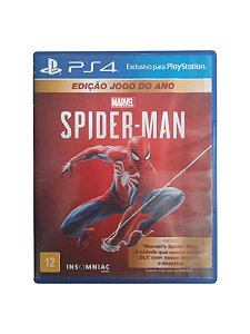 SPIDER-MAN: EDIÇÃO JOGO DO ANO - USADO - PS4