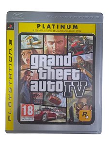 PLATINUM - GTA IV - USADO - PS3