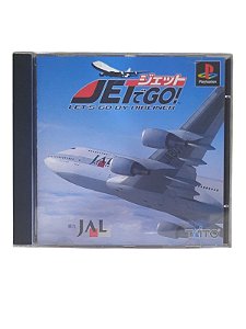 JET DE GO! LET´S GO BY AIRLINER - JAPAN REGION - USADO - PS1
