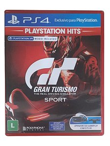 PLAYSTATION HITS - GRAN TURISMO SPORT - USADO - PS4