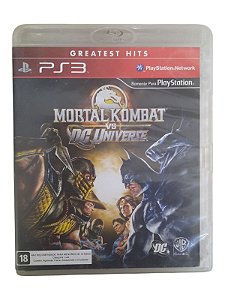GREATEST HITS - MORTAL KOMBAT VS DC UNIVERSE - USADO - PS3