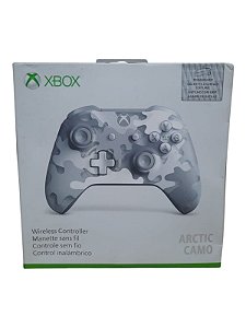 CONTROLE XBOX ARCTIC CAMO - XBOX ONE - USADO