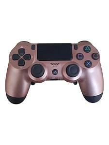 CONTROLE ROSE METÁLICO - USADO - PS4