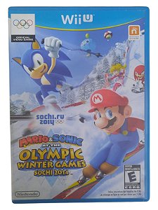 MARIO & SONIC AT THE SOCHI 2014 OLYMPIC WINTER GAMES - USADO - NINTENDO Wii U
