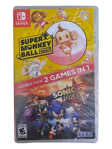 SONIC FORCES + SUPER MONKEY BALL - NOVO - SWITCH