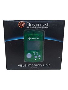 DREAMCAST VISUAL MEMORY UNIT (VMU) - VERDE - NOVO