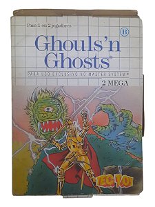 GHOULS´N GHOSTS - USADO - MASTER SYSTEM