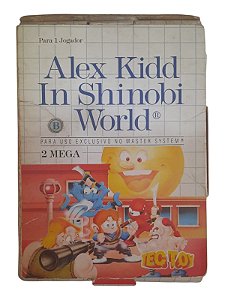 ALEX KIDD IN SHINOBI WORLD - USADO - MASTER SYSTEM