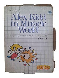 ALEX KIDD IN MIRACLE WORLD - USADO - MASTER SYSTEM
