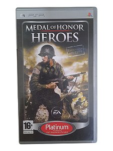 PLATINUM - MEDAL OF HONOR HEROES - USADO - PSP