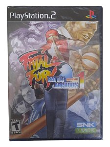 FATAL FURY BATTLE ARCHIVES VOLUME 1 - NOVO - PS2