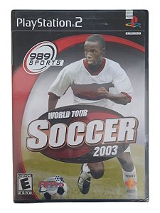 WORLD TOUR SOCCER 2003 - NOVO - PS2