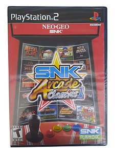 SNK ARCADE CLASSICS VOL.1 - NOVO - PS2
